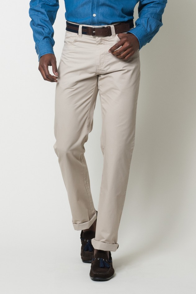 Twill Trousers with 5 Pockets