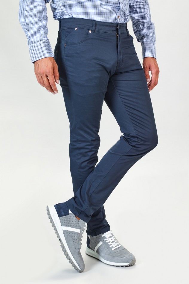Twill Trousers with 5 Pockets