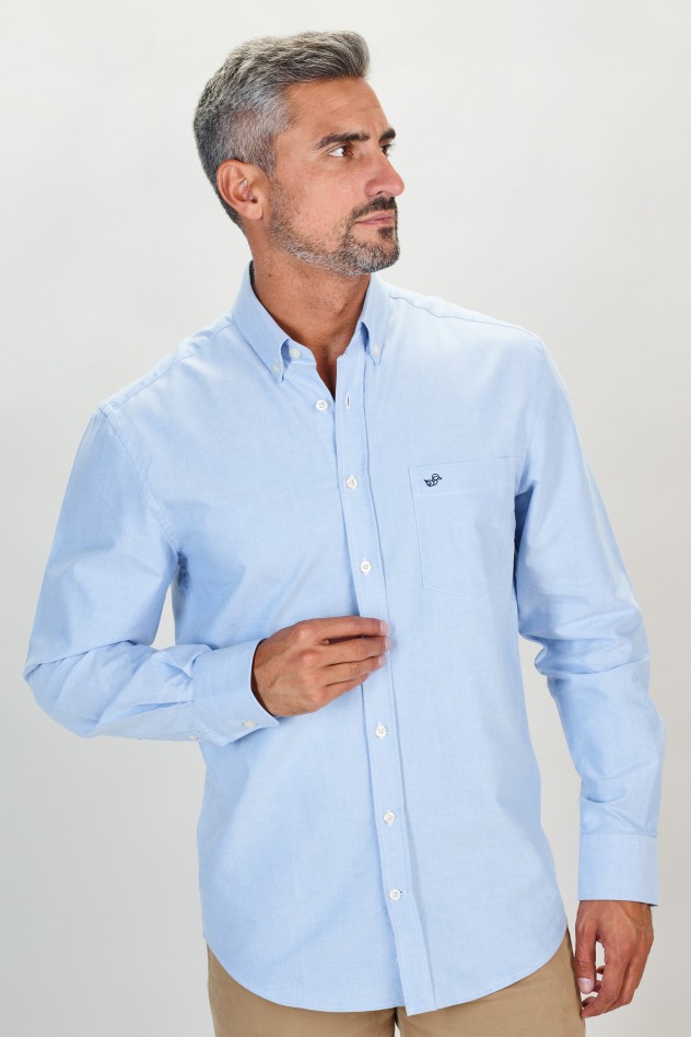 Plain Oxford Shirt Regular Cut