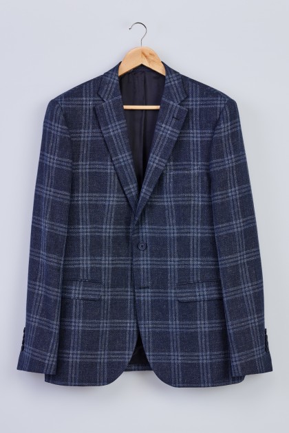 Big Chess Fitted Jacket