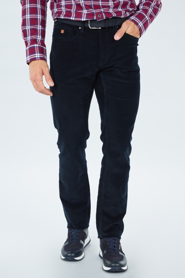 Corduroy Trousers with 5 Pockets
