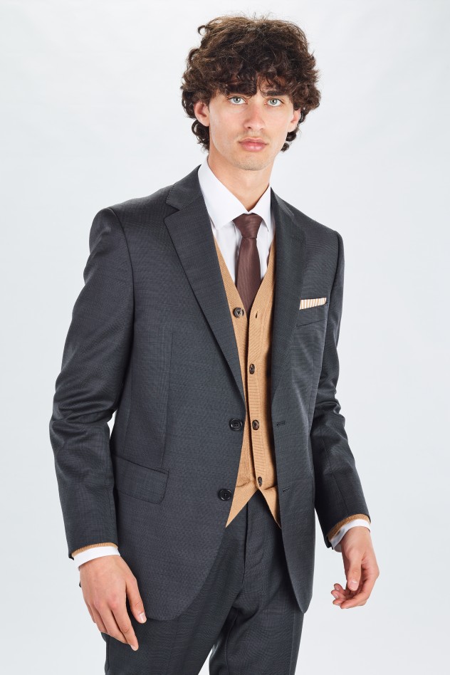 Patterned Fitted Suit