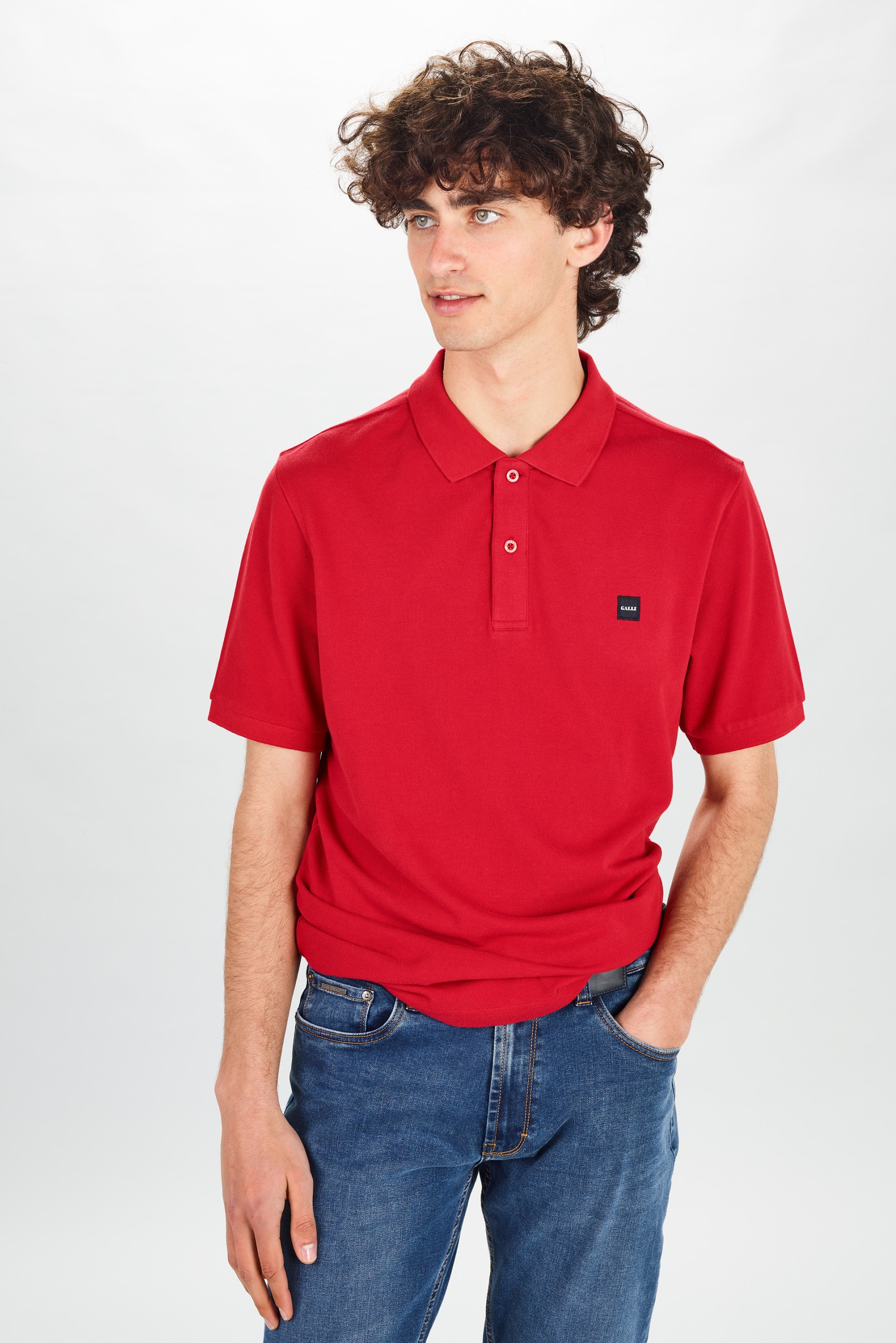 Polo Piqué Media Manga