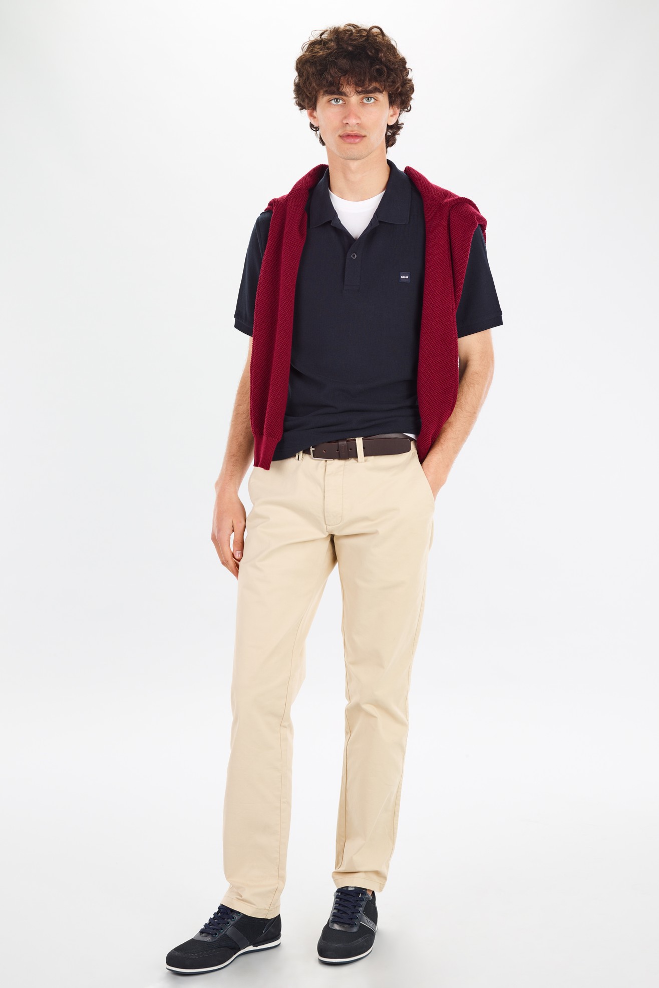 Polo Piqué Media Manga