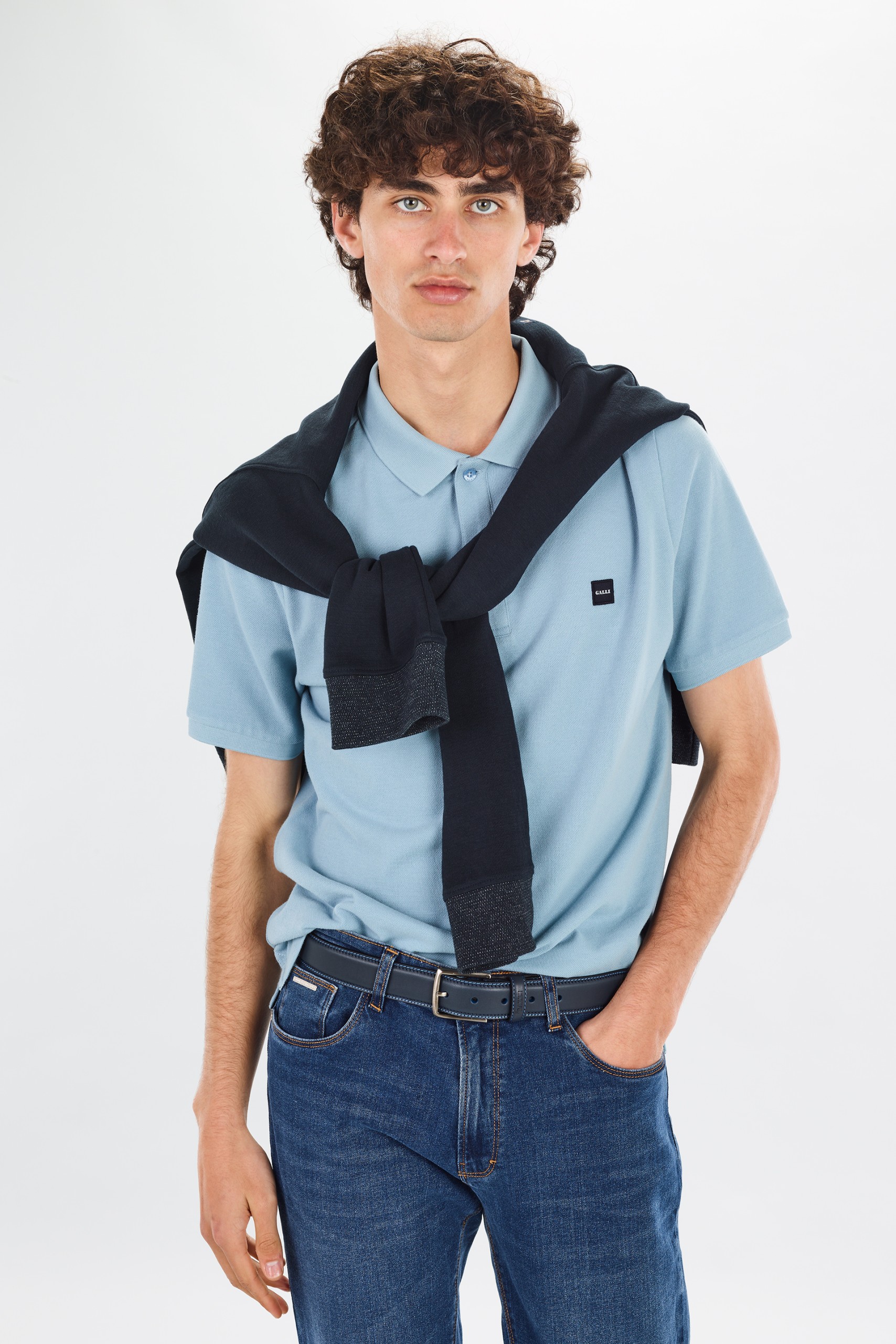 Polo Piqué Media Manga