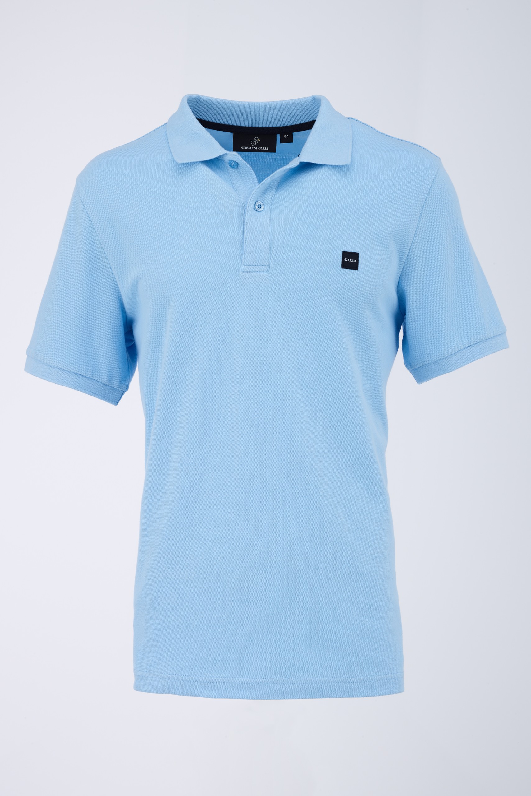 Polo piqué manga curta