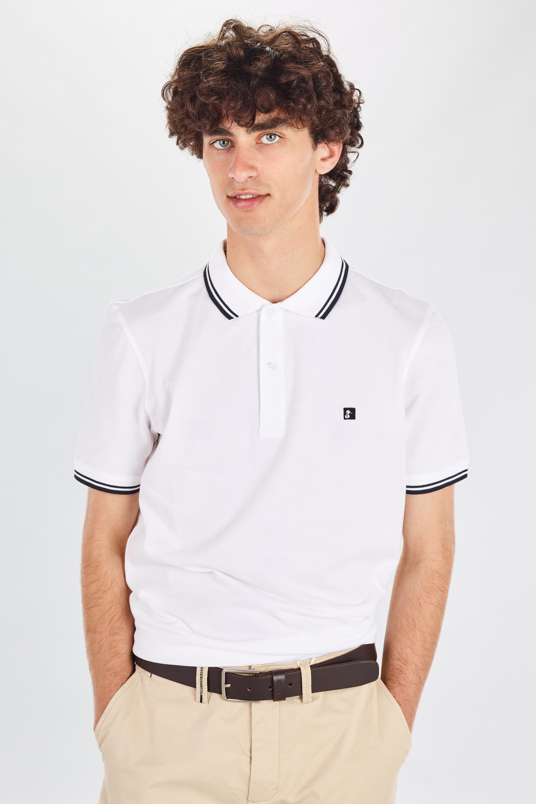 Polo de piqué de manga corta