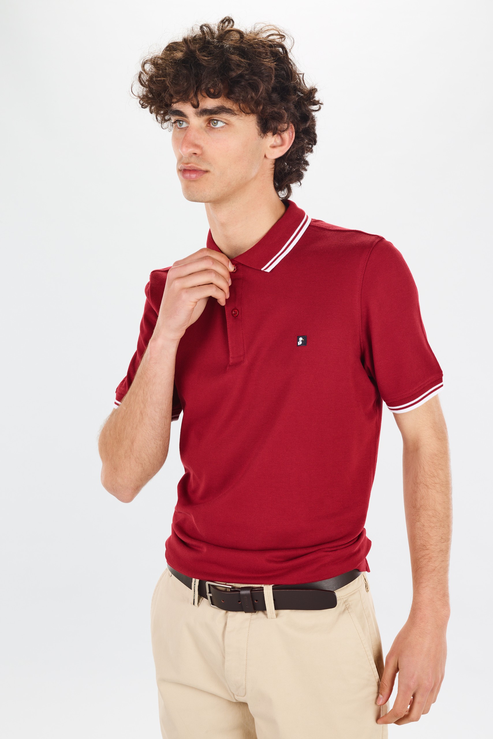Polo de piqué de manga corta