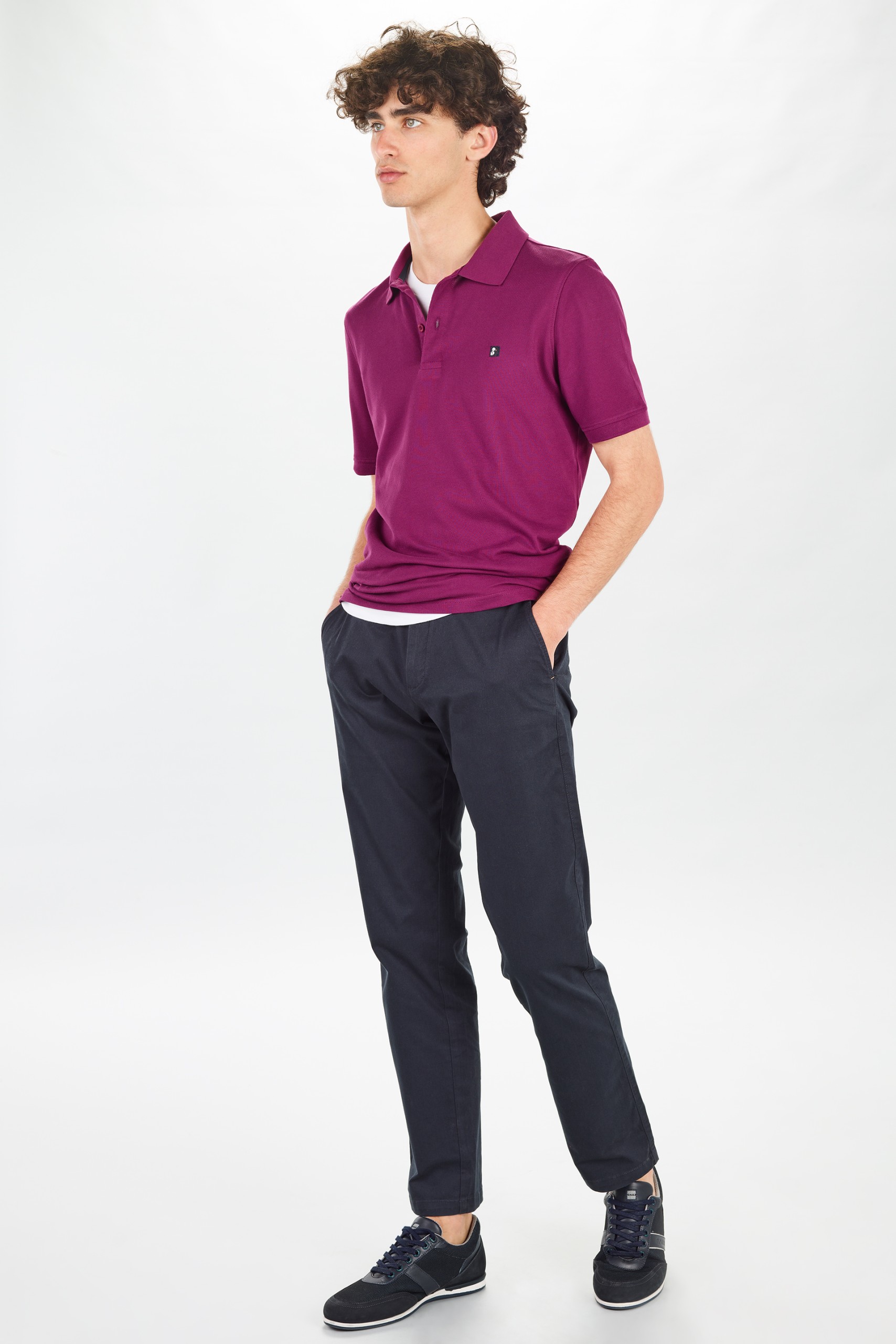 Polo de piqué de manga corta