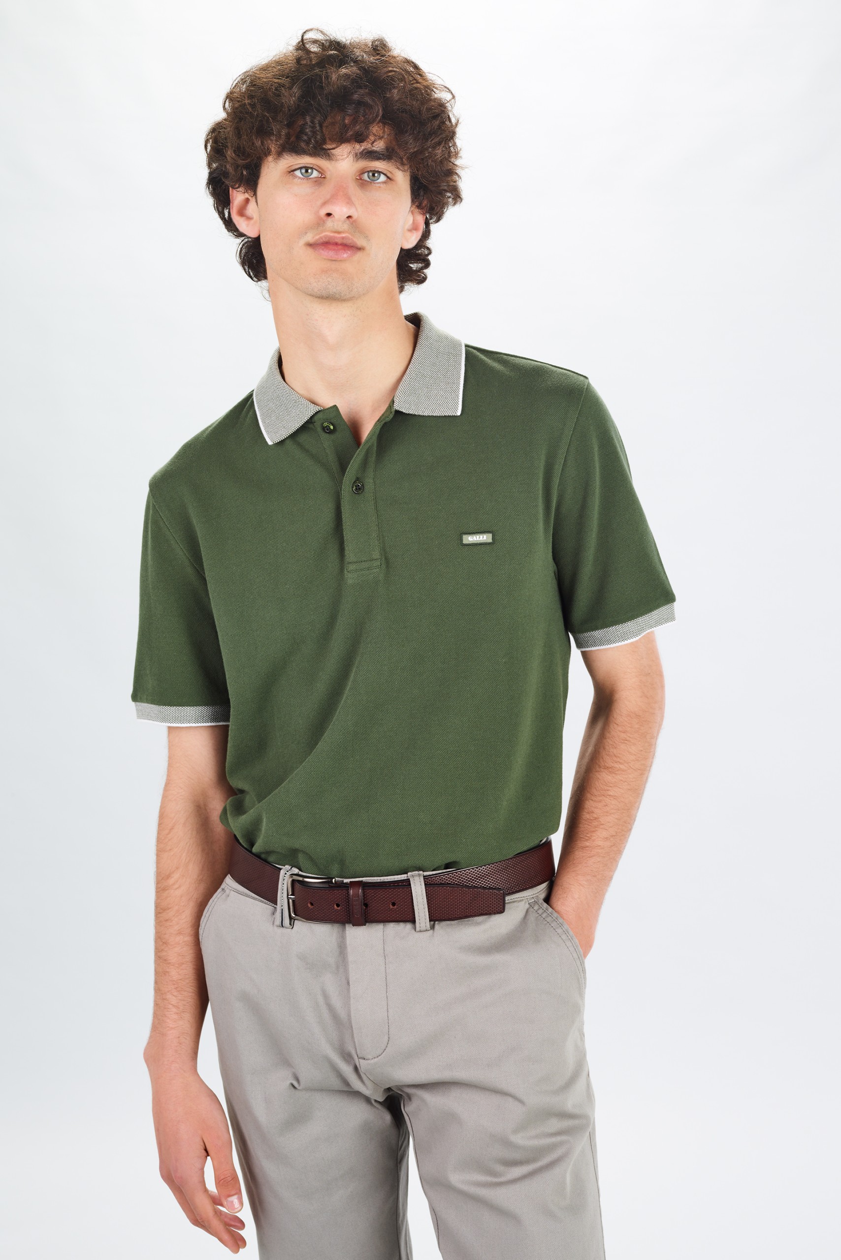 Polo de piqué de manga corta