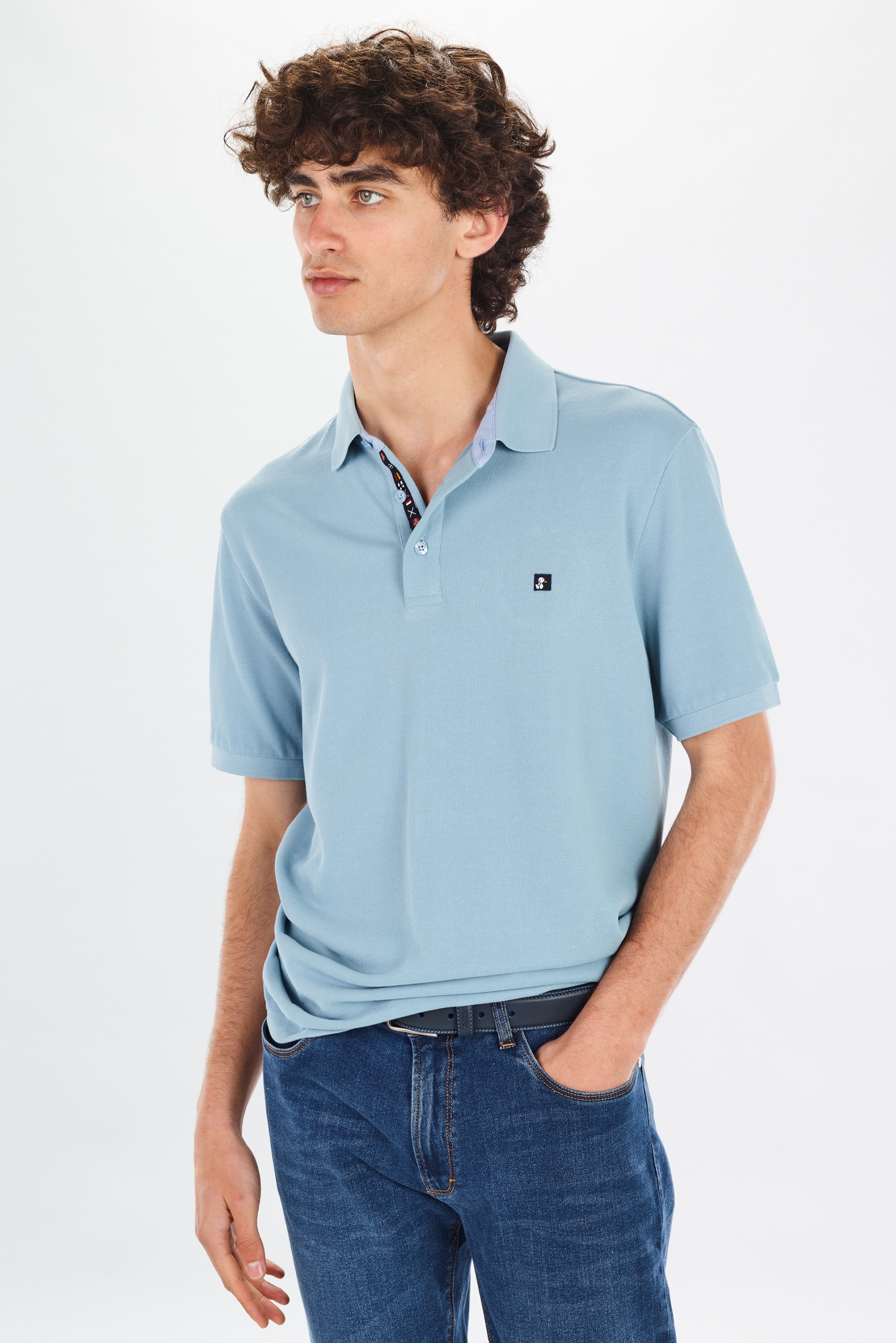 Polo de piqué de manga corta