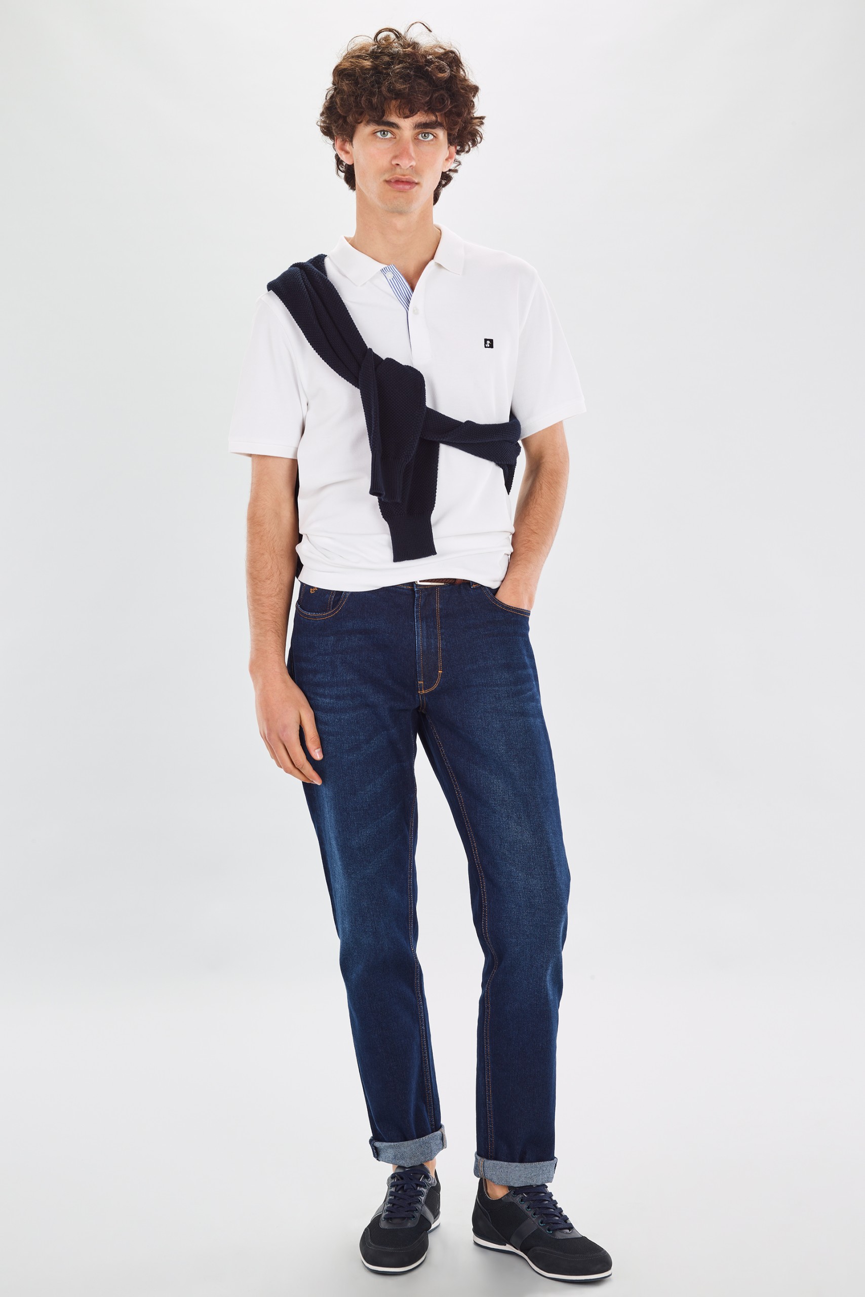 Polo Piqué Media Manga