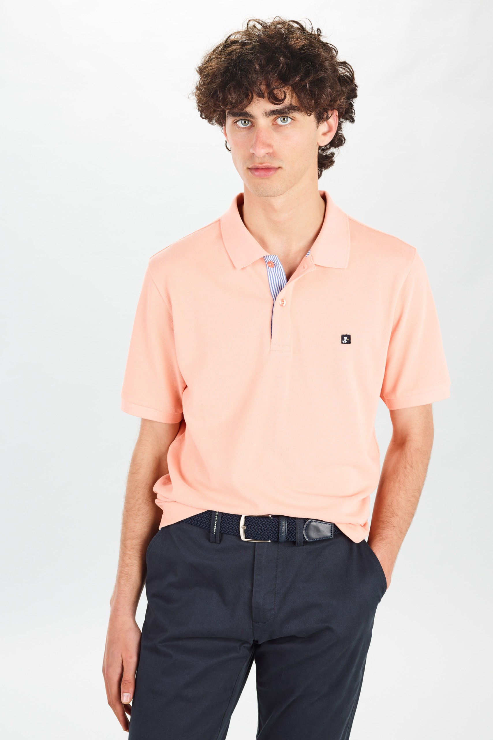 Polo Piqué Media Manga