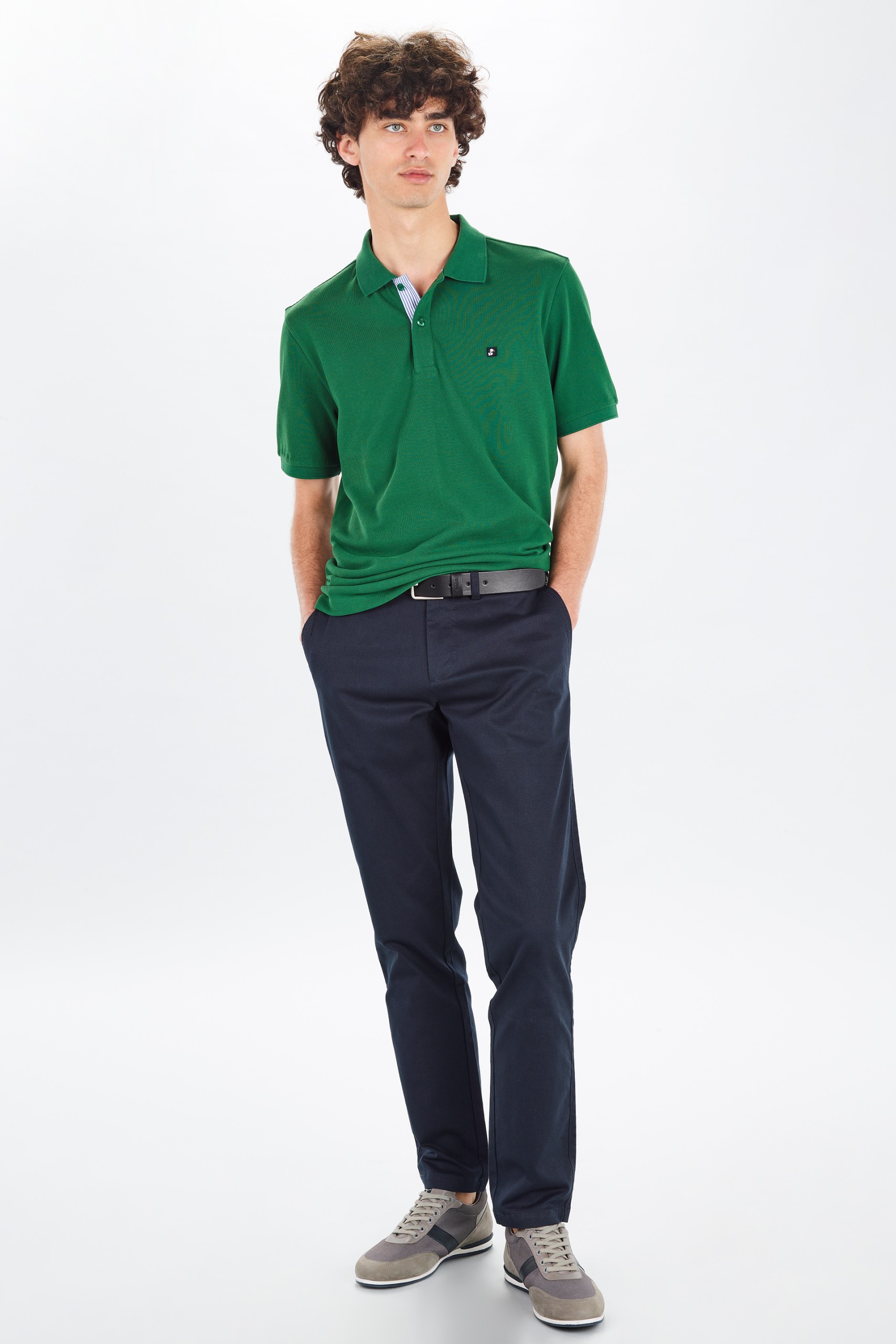 Polo Piqué Media Manga