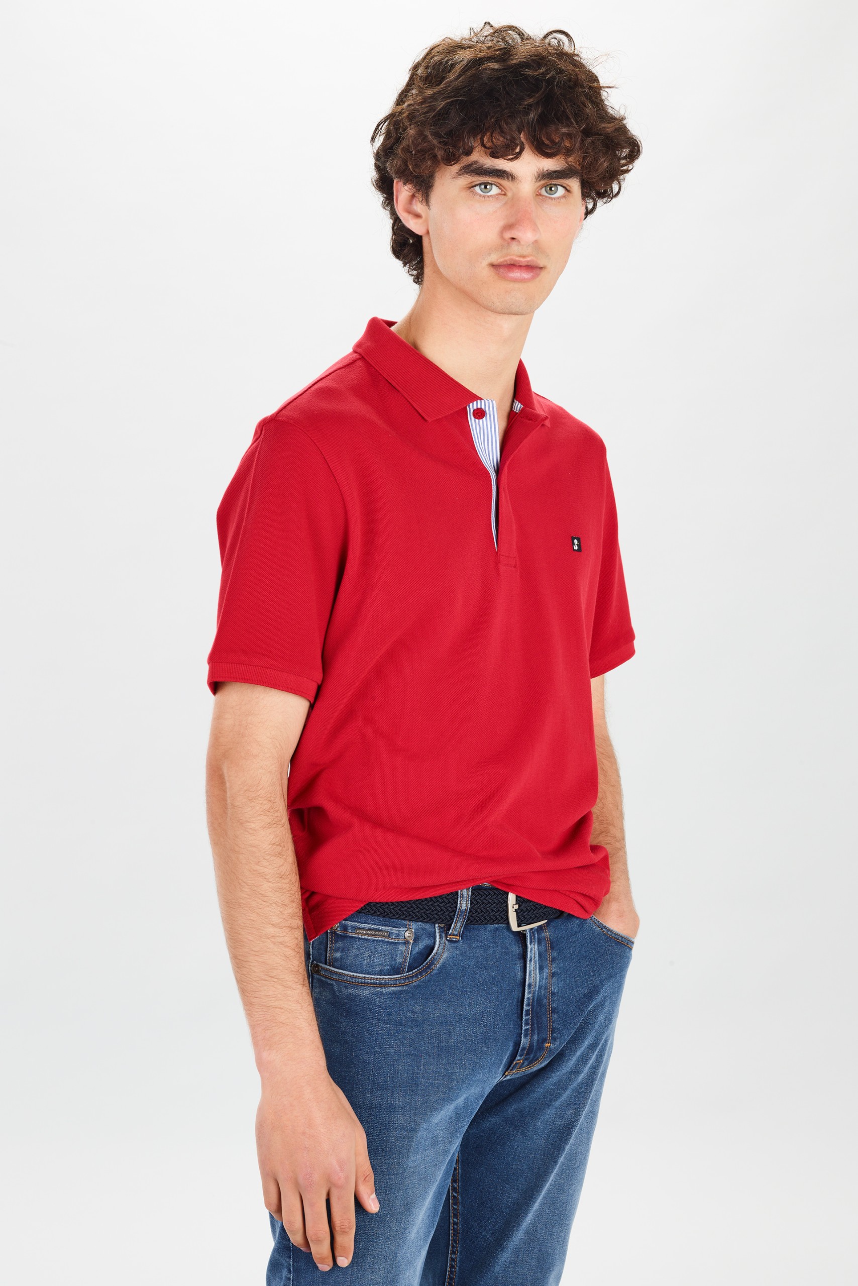 Polo Piqué Media Manga