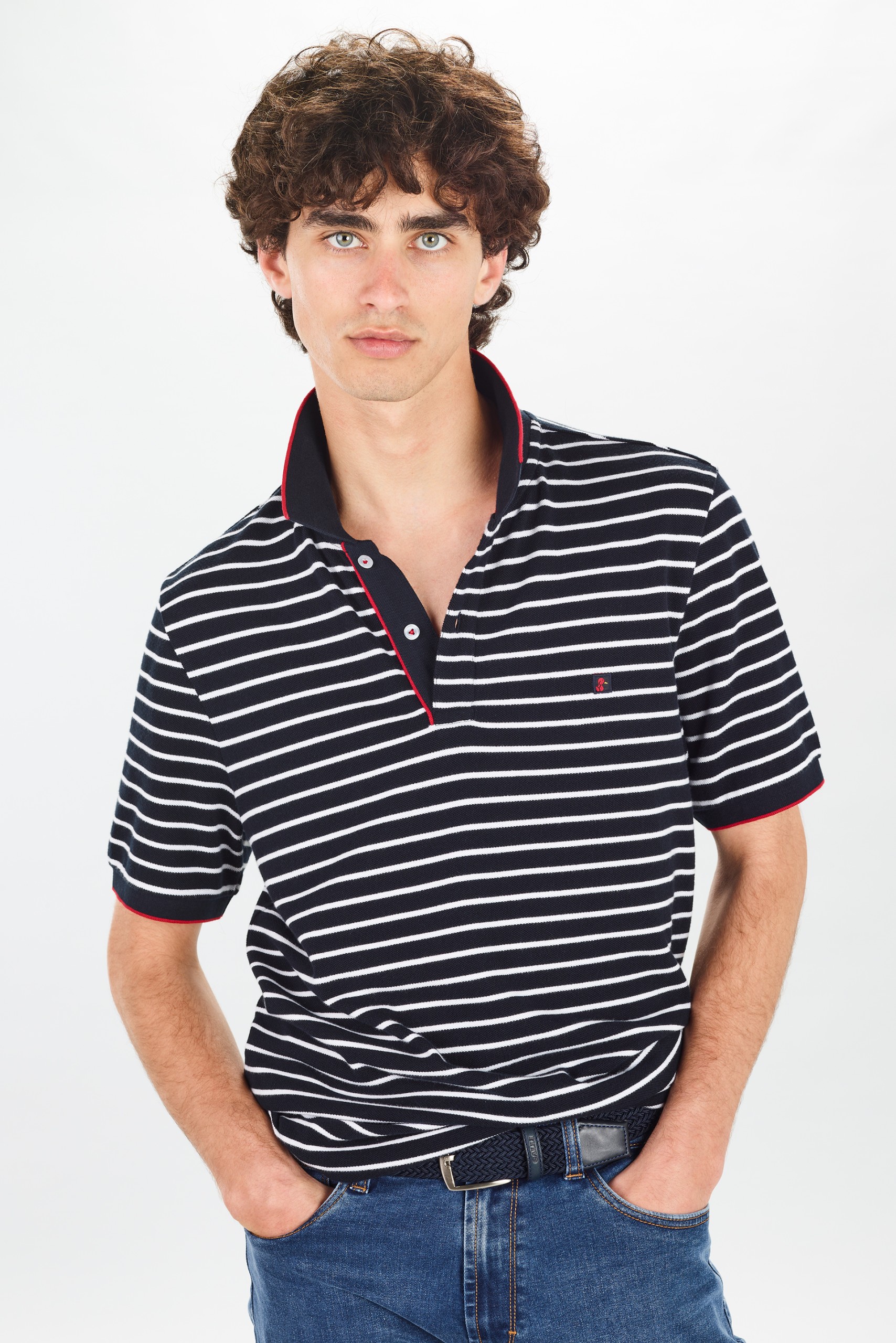 Polo de piqué de manga corta