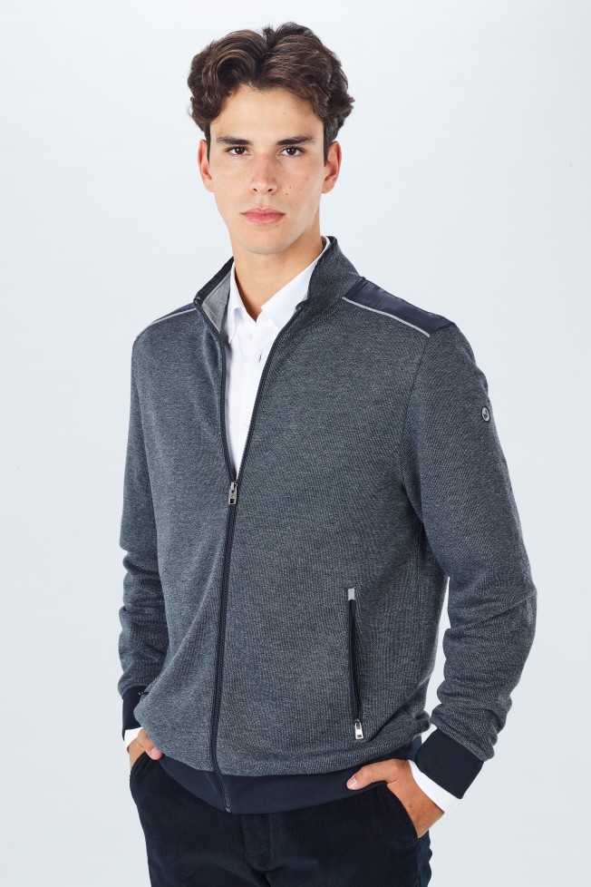 Chaqueta de punto con cremallera Chaqueta de punto con cremallera