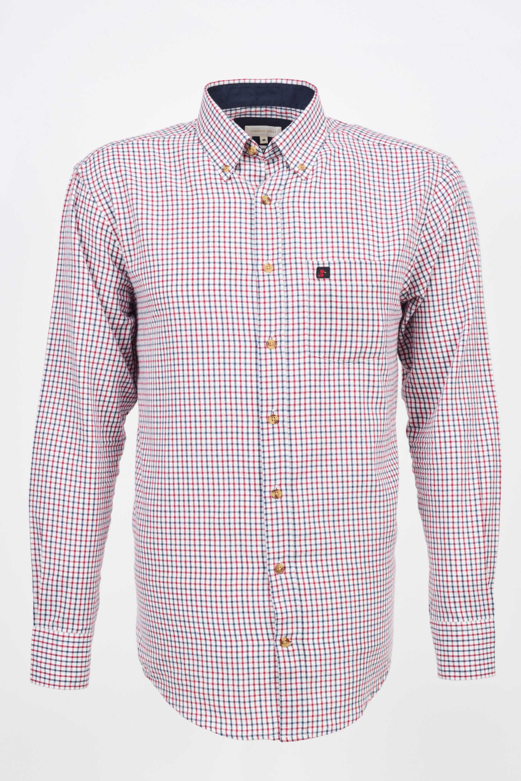 Camisa regular fit a cuadros
