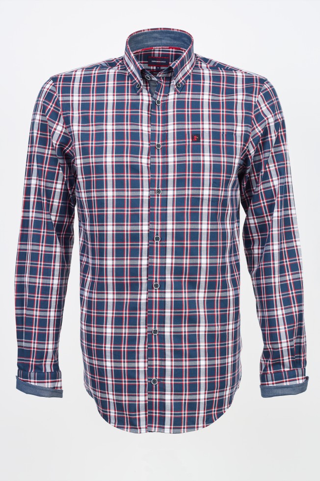 Camisa xadrez regular fit Camisa xadrez regular fit