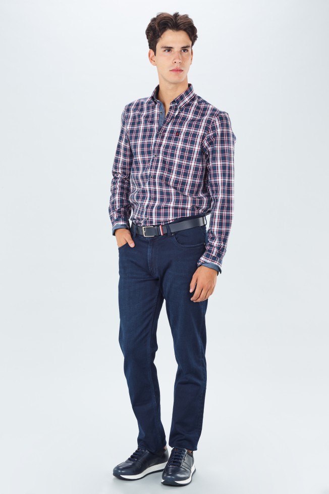 Camisa xadrez regular fit Camisa xadrez regular fit
