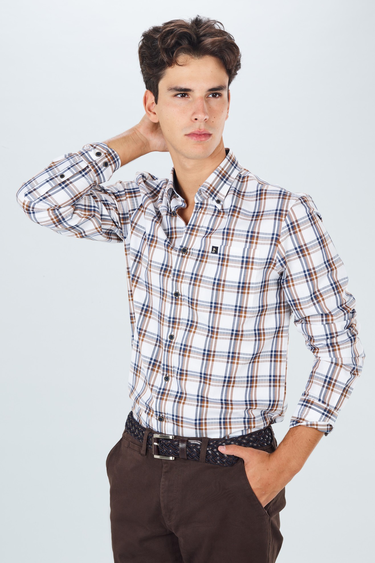 Camisa xadrez regular fit
