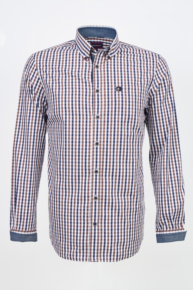 Camisa xadrez regular fit Camisa xadrez regular fit