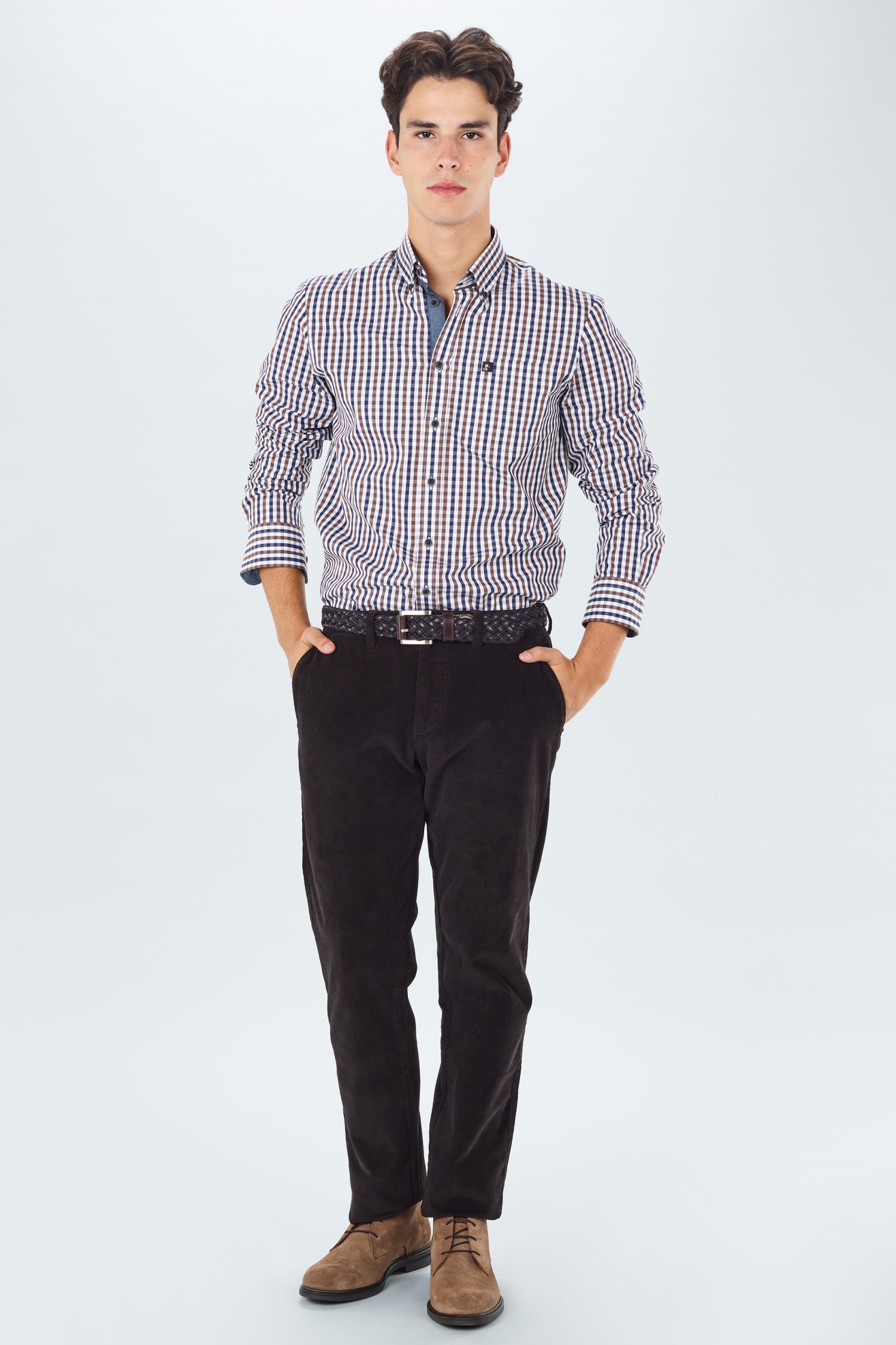 Camisa xadrez regular fit