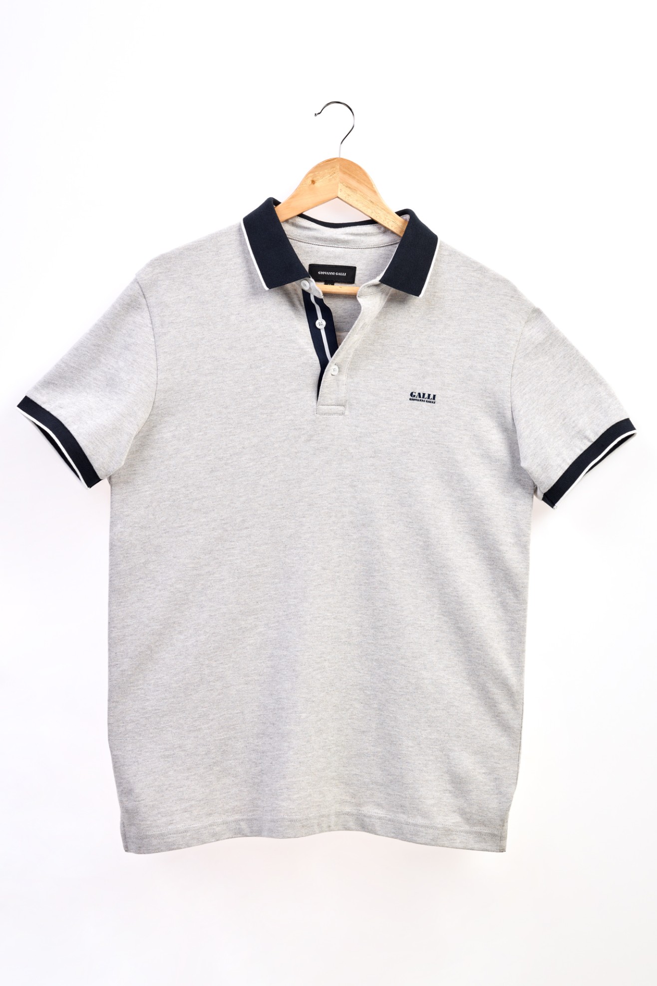 Polo piqué bicolor