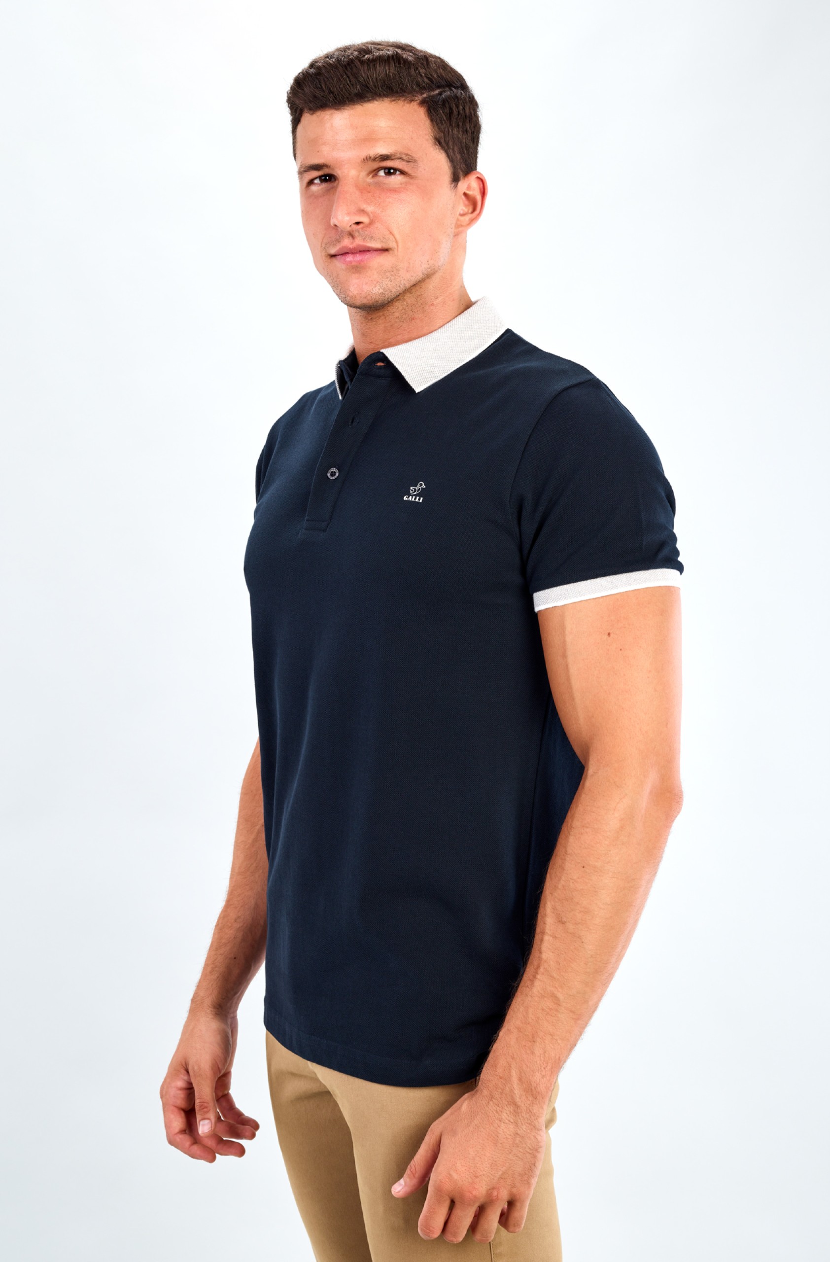 Polo piqué de manga corta