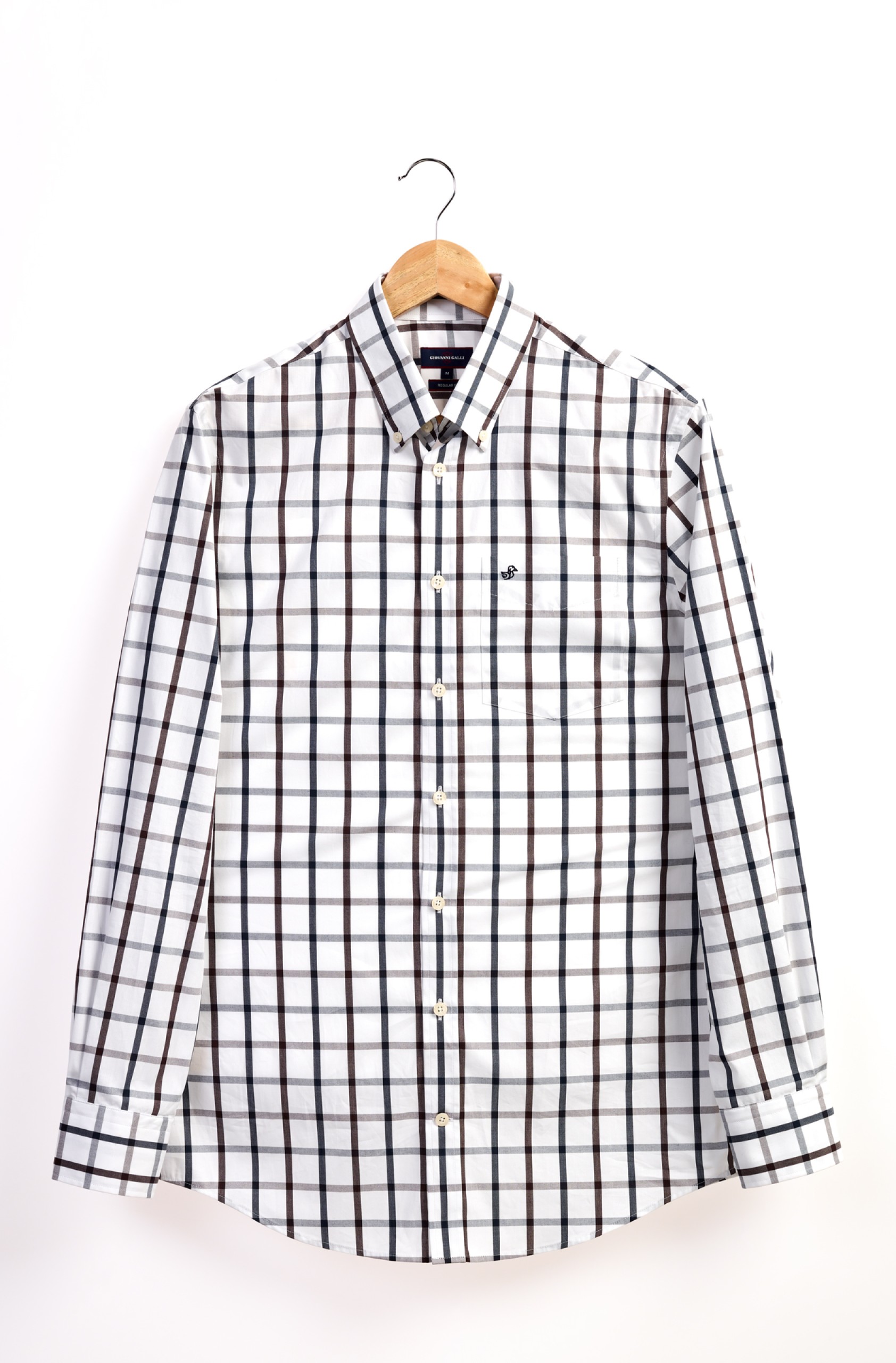 Camisa regular fit a cuadros