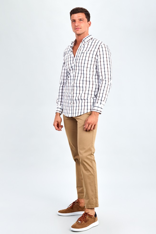 Camisa xadrez regular fit Camisa xadrez regular fit