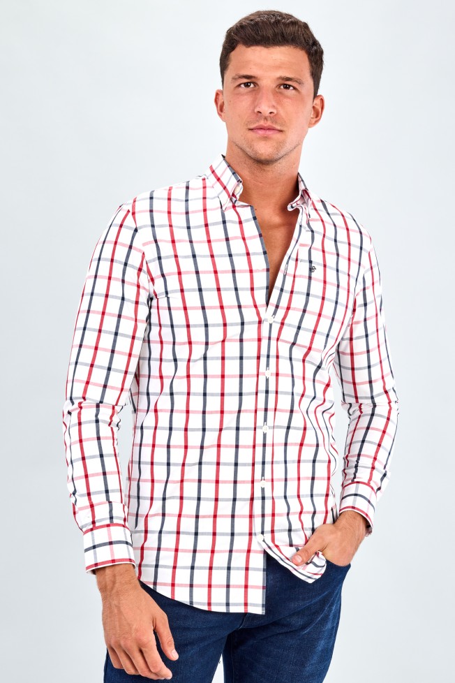 Camisa xadrez regular fit Camisa xadrez regular fit