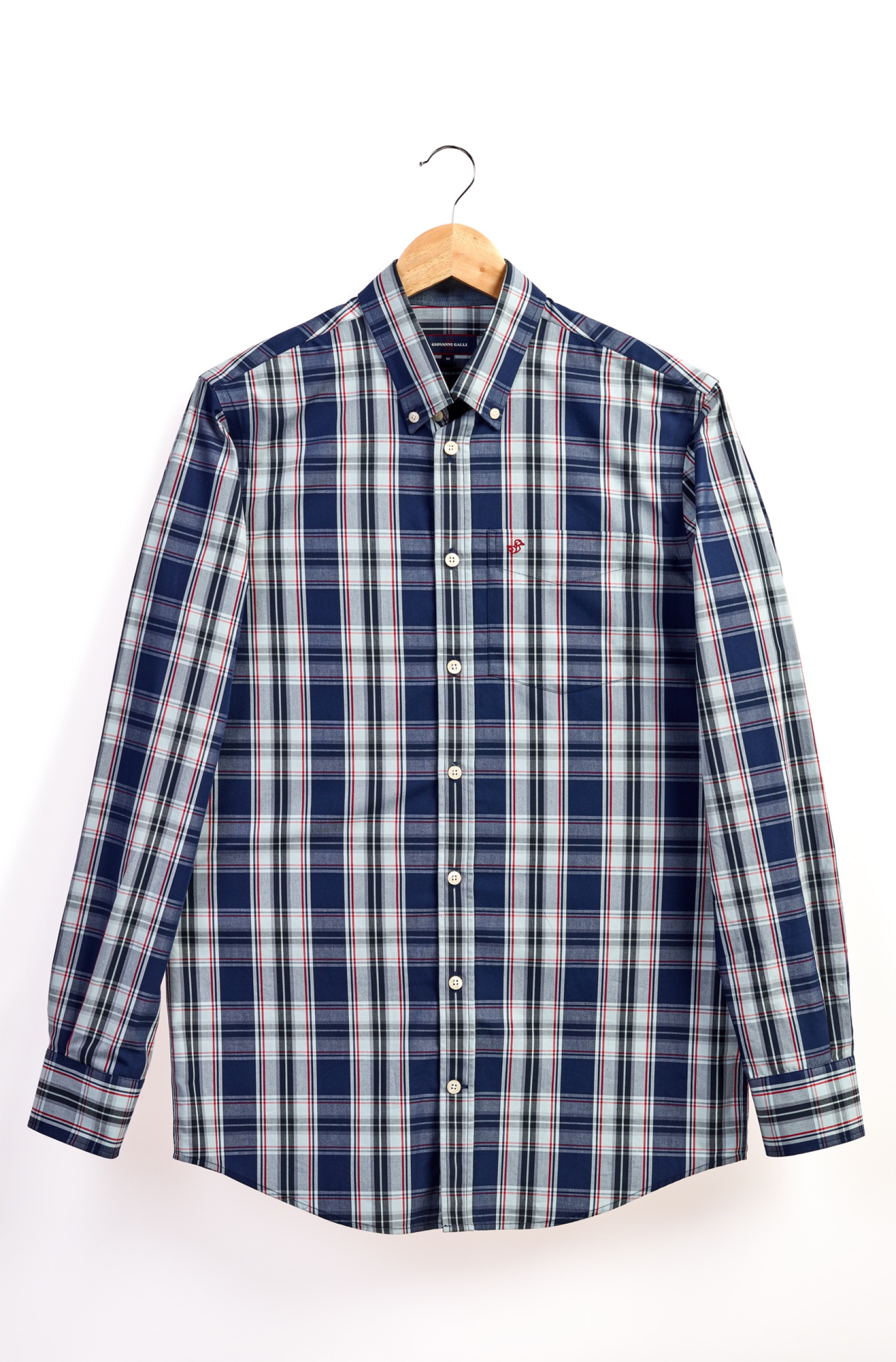 Camisa regular fit a cuadros