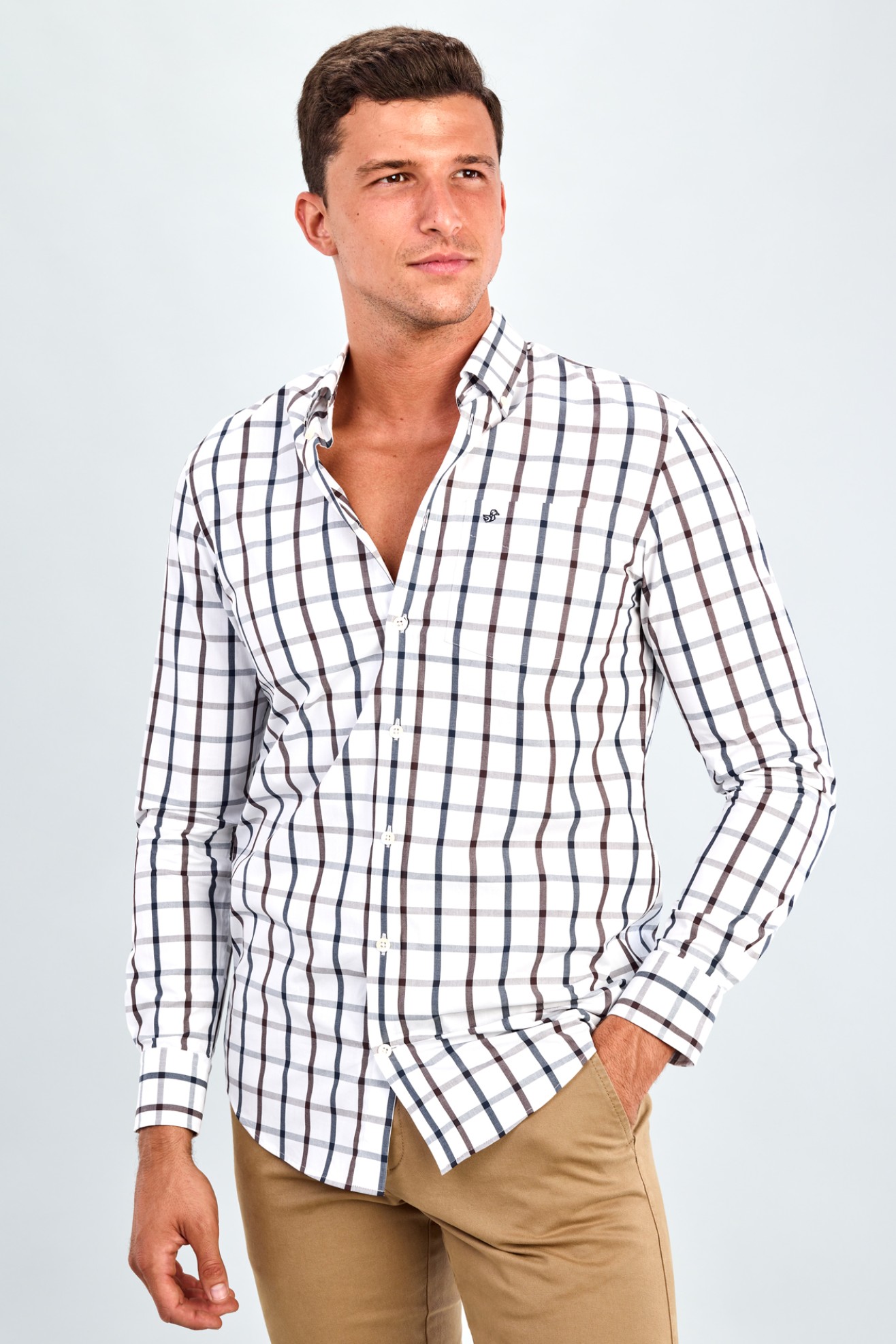 Camisa xadrez regular fit