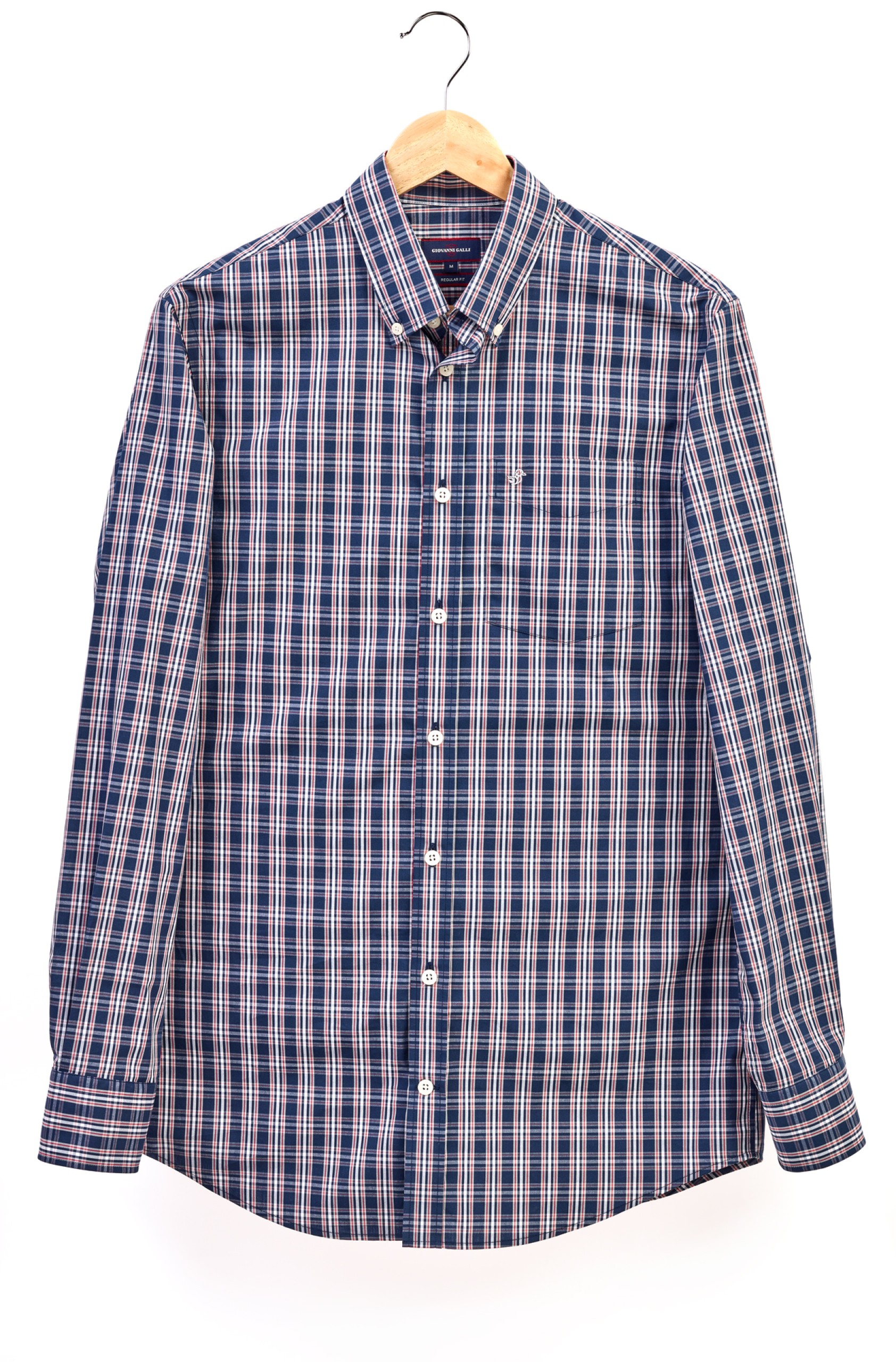 Camisa regular fit a cuadros