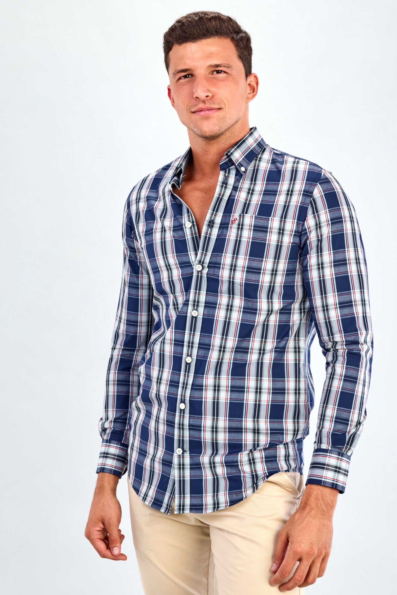 Camisa xadrez regular fit