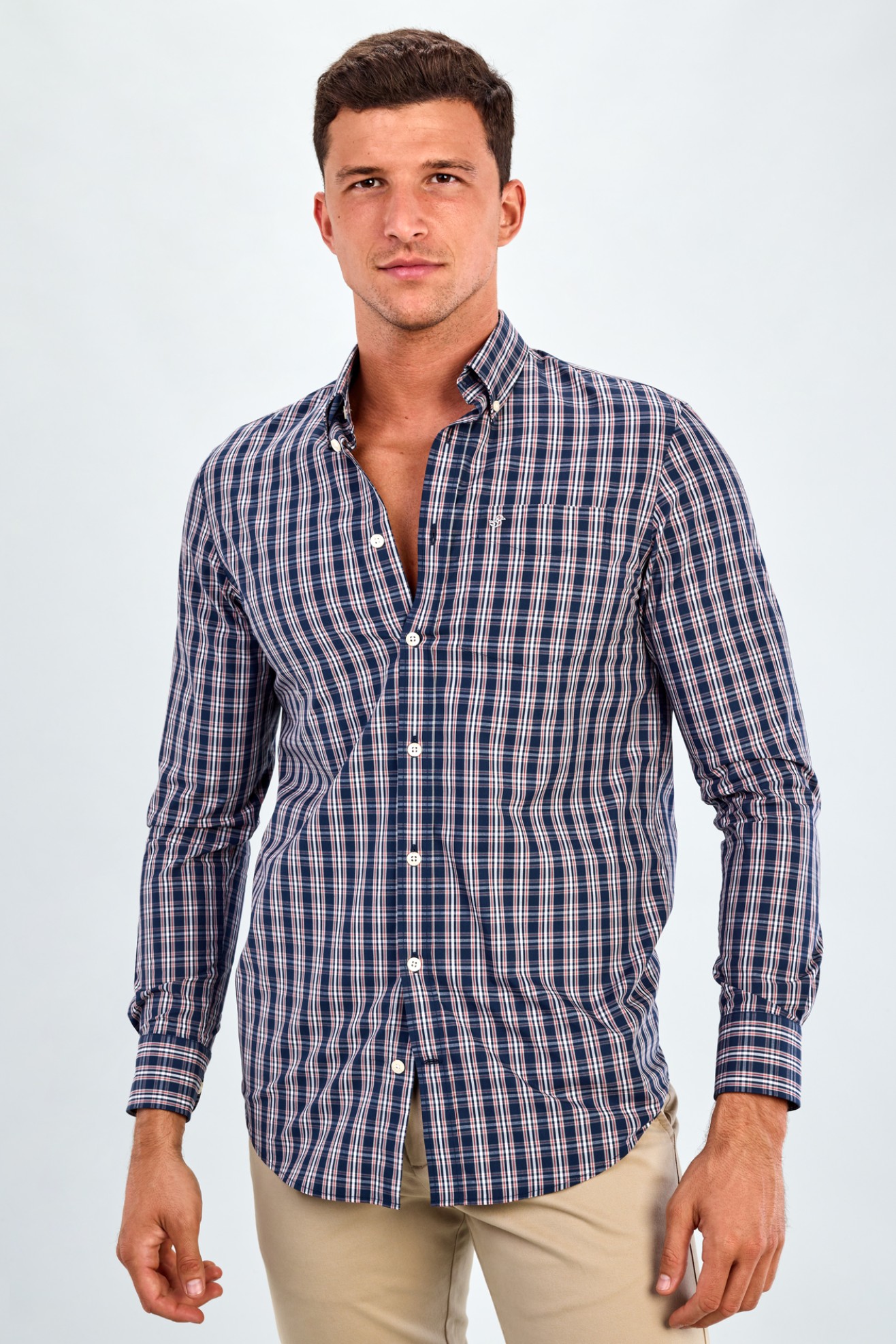 Camisa xadrez regular fit