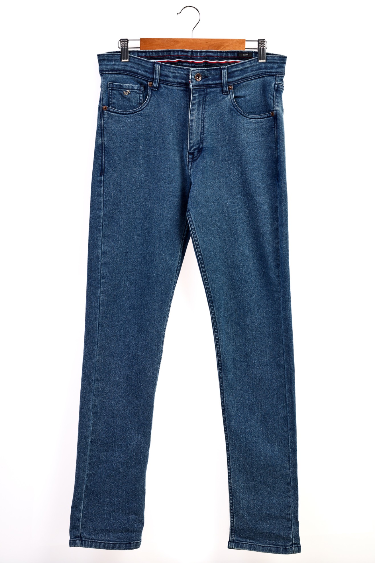 Pantalón vaquero slim fit 5 bolsillos