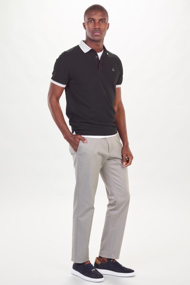 Polo piqué bicolor Polo piqué bicolor