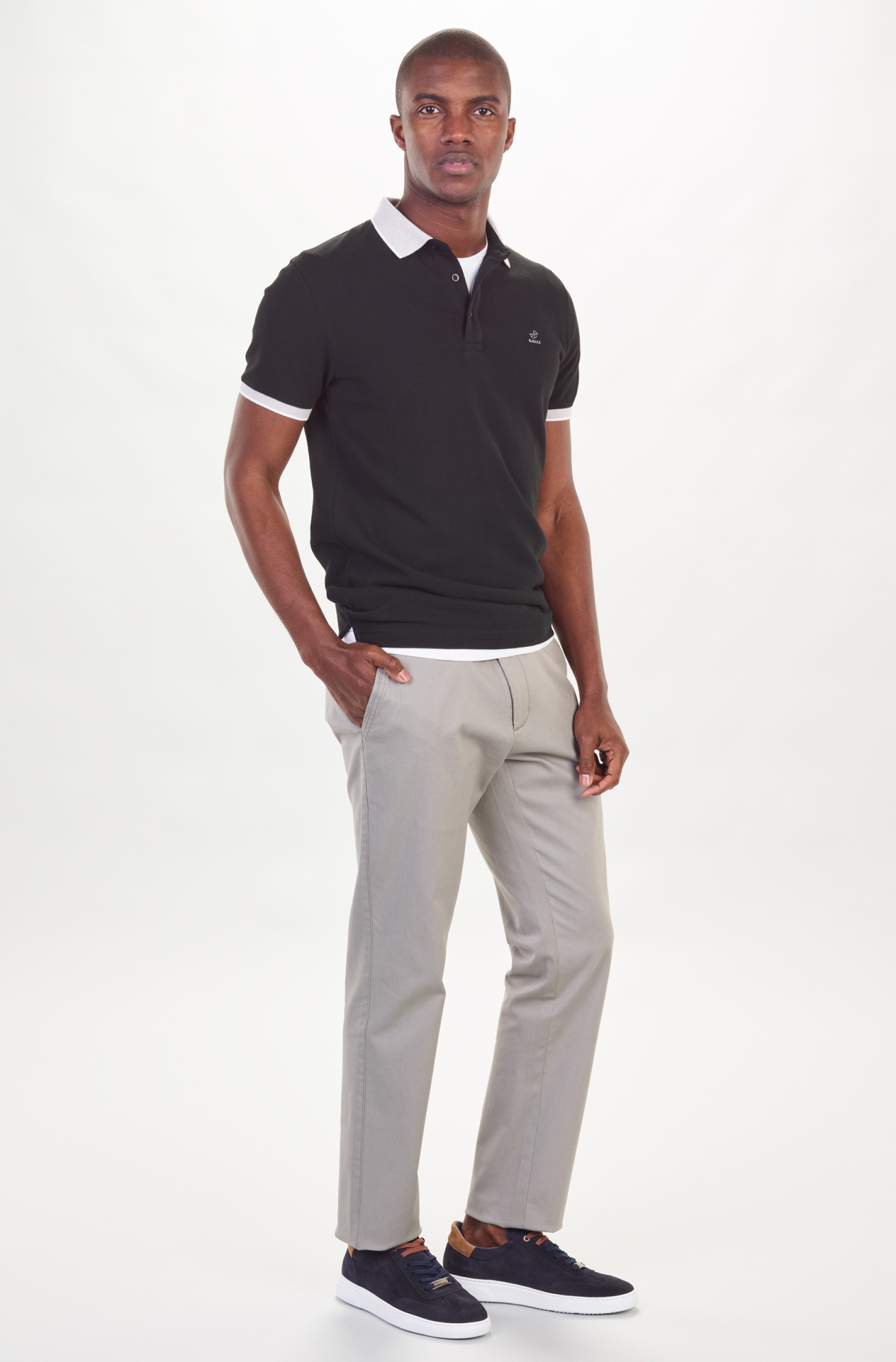 Polo piqué de manga corta