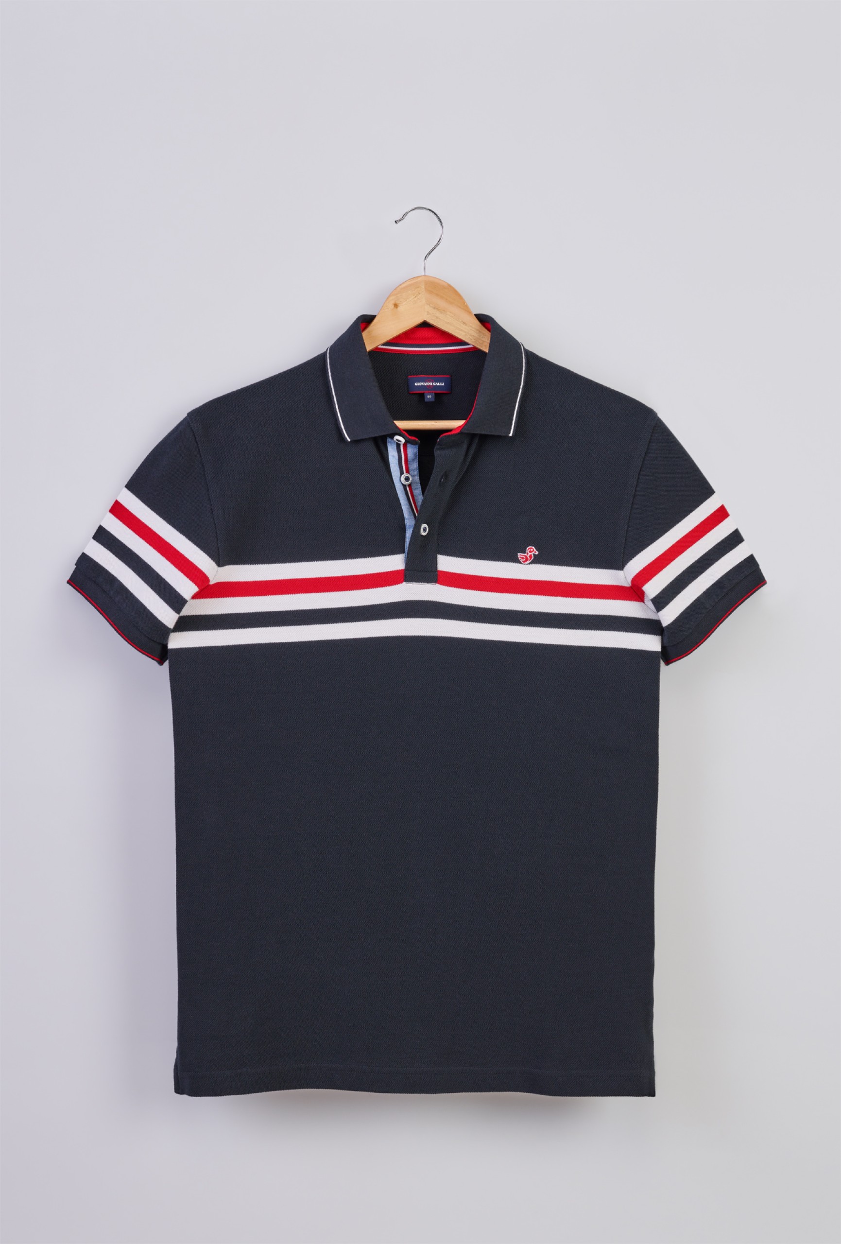 Polo Piqué Media Manga