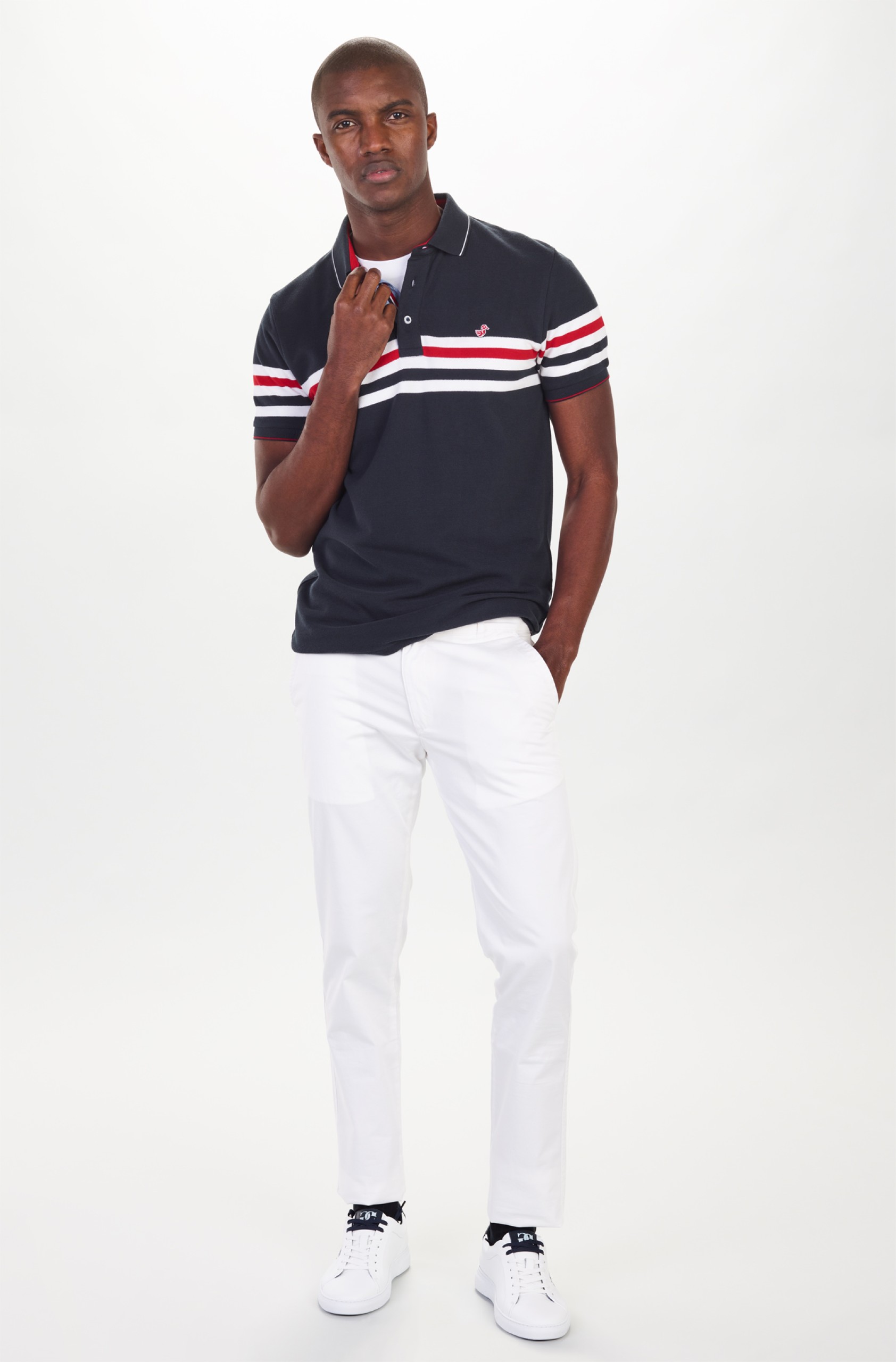 Polo Piqué Media Manga