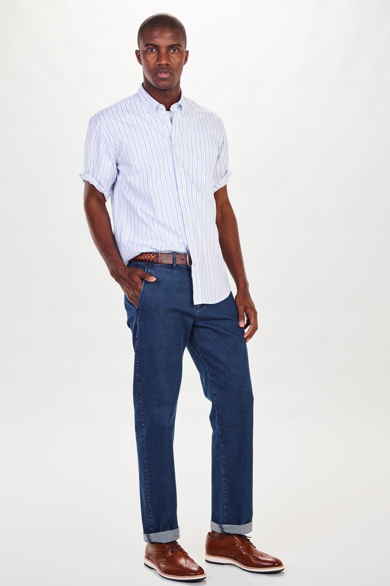 Camisa de rayas regular fit