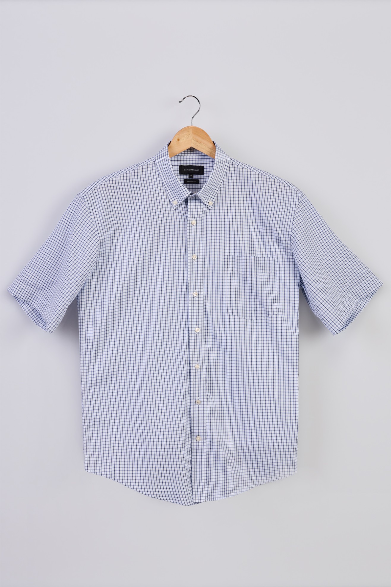 Camisa regular fit a cuadros