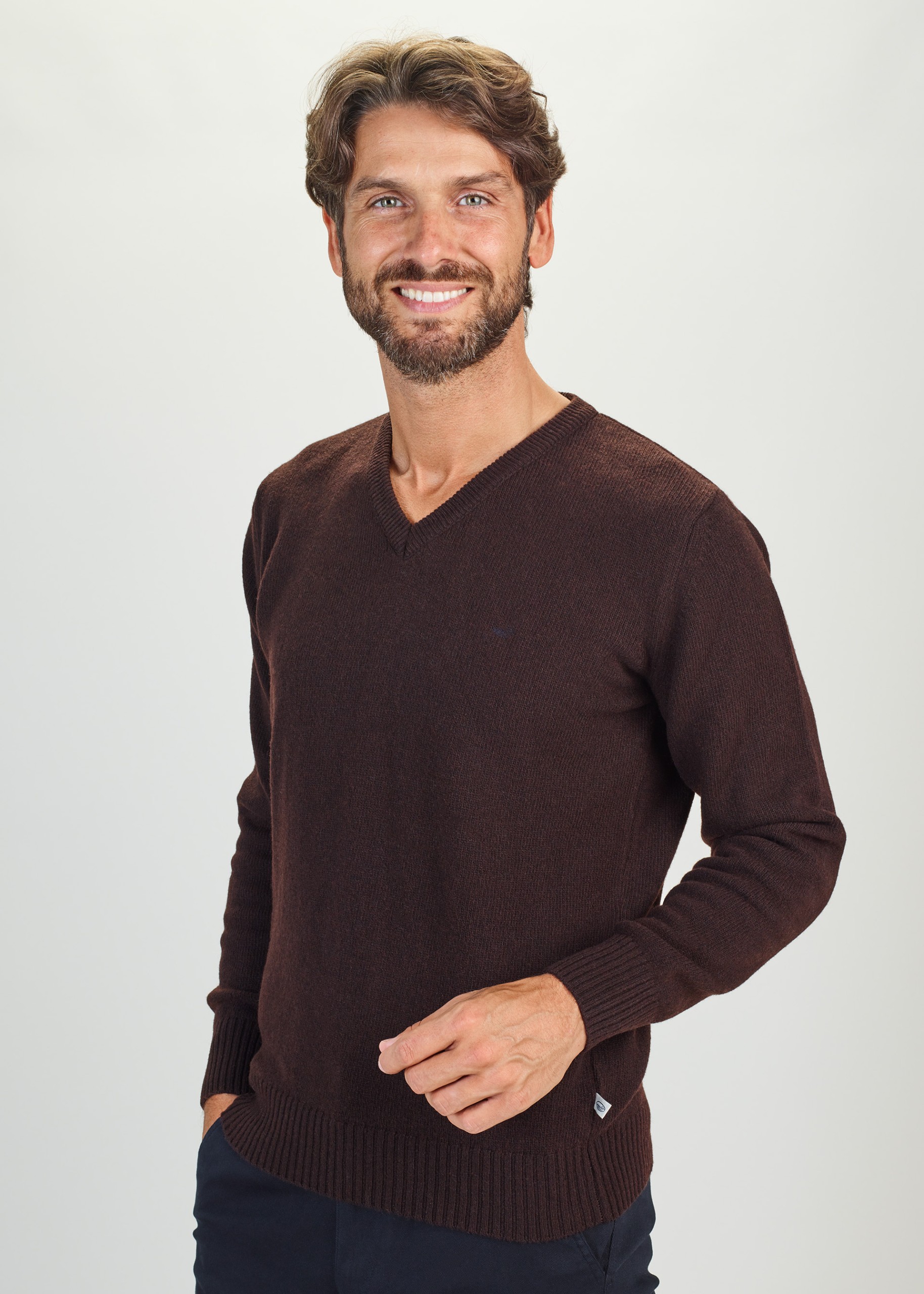 Jersey con cuello en V