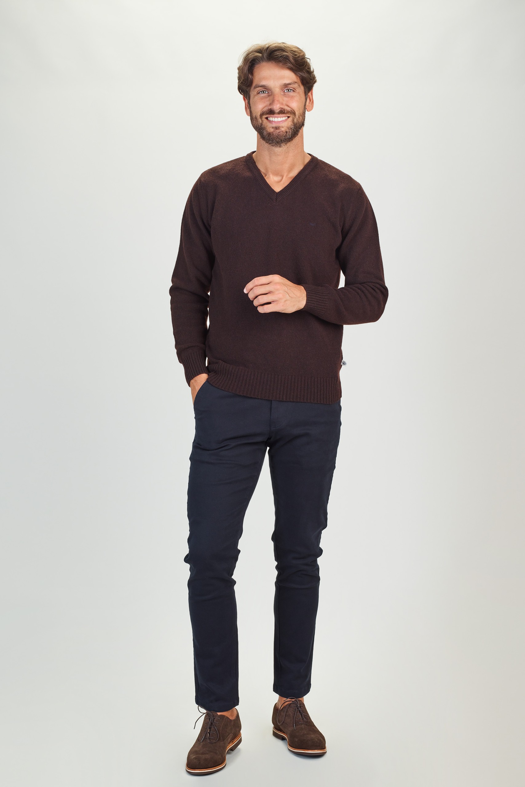 Jersey con cuello en V