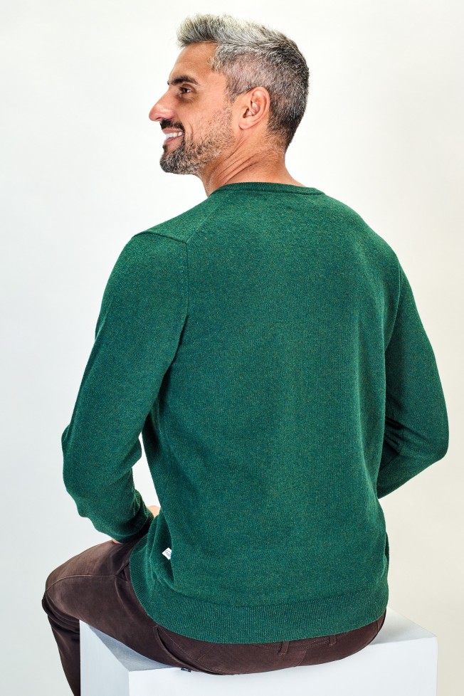 Jersey con cuello en V Jersey con cuello en V