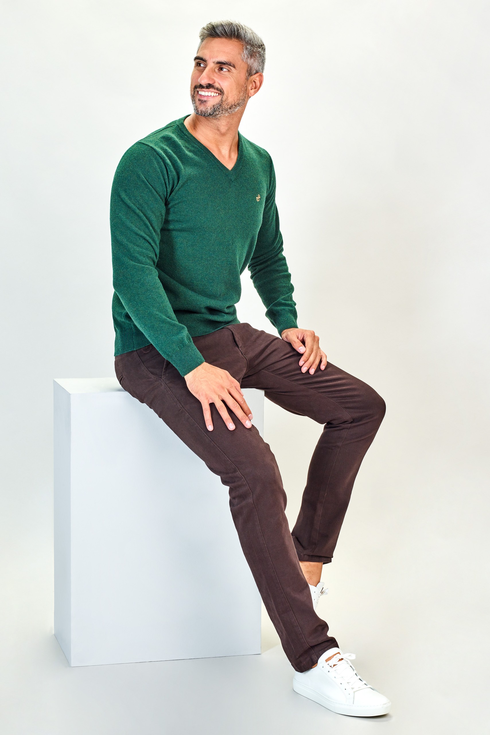 Jersey con cuello en V