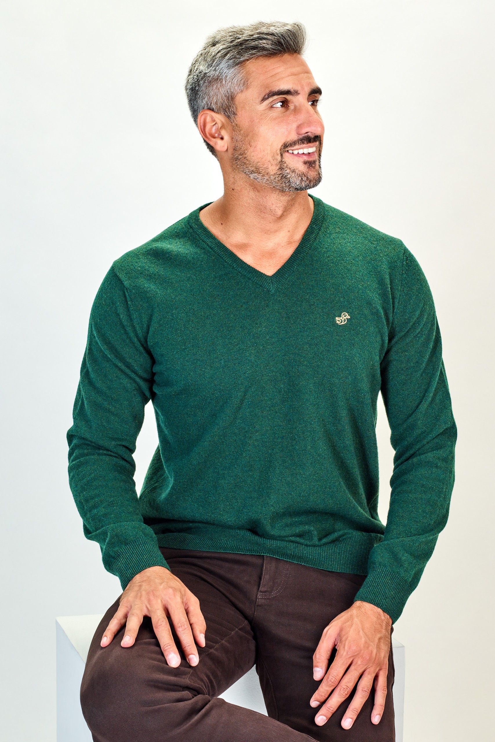 Jersey con cuello en V