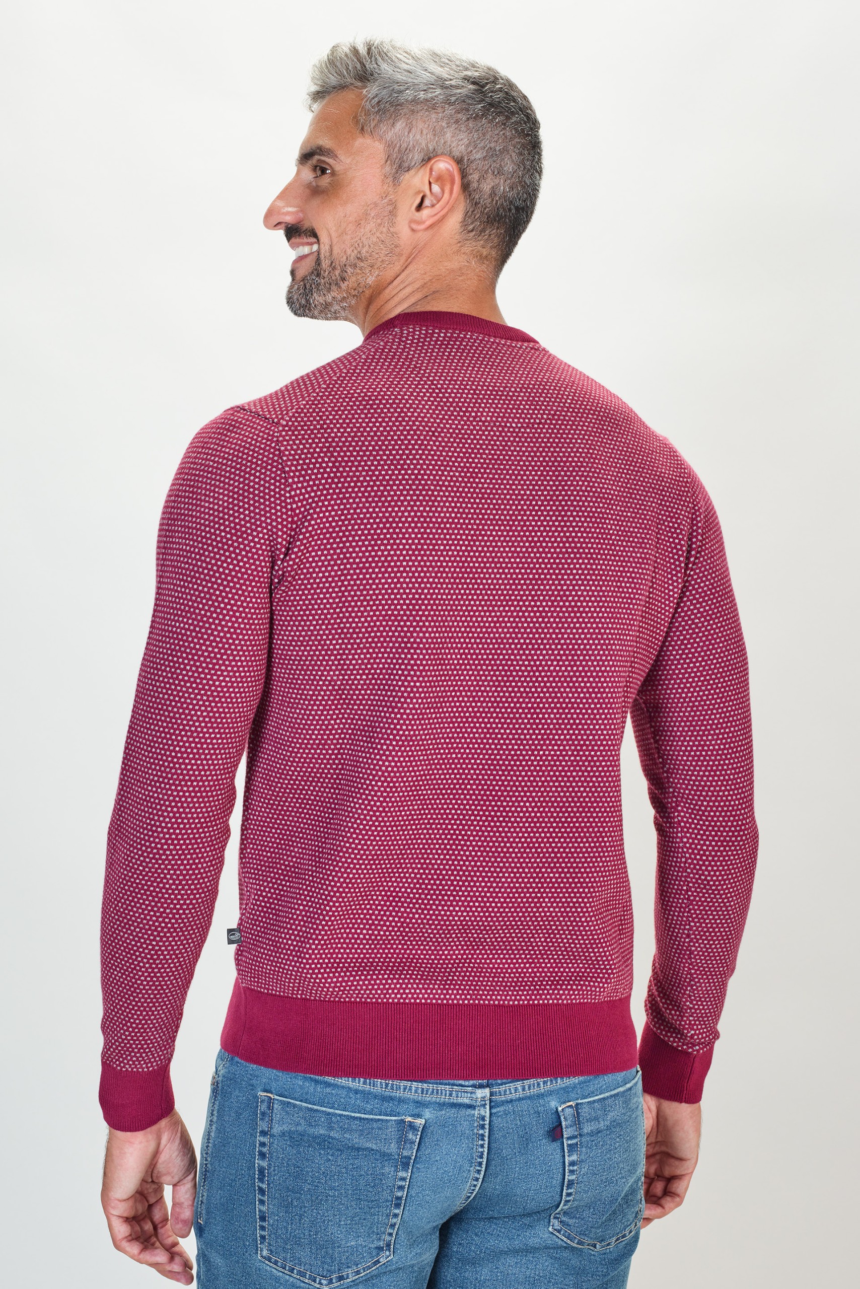 Jersey rojo estampado